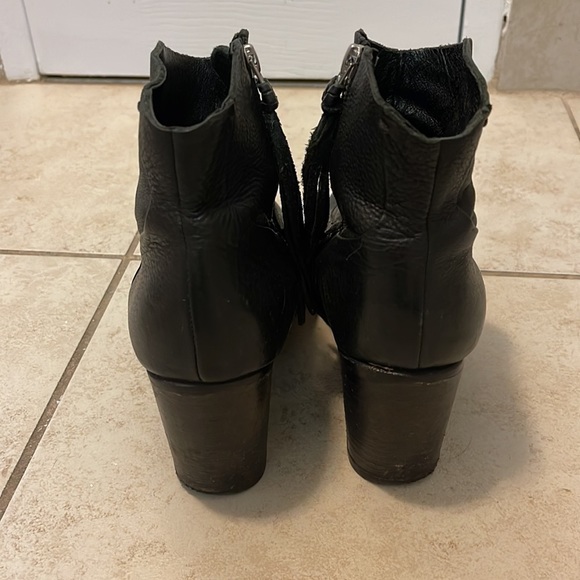 ALL SAINTS Leather fringe Boots size 39 - Picture 3 of 4